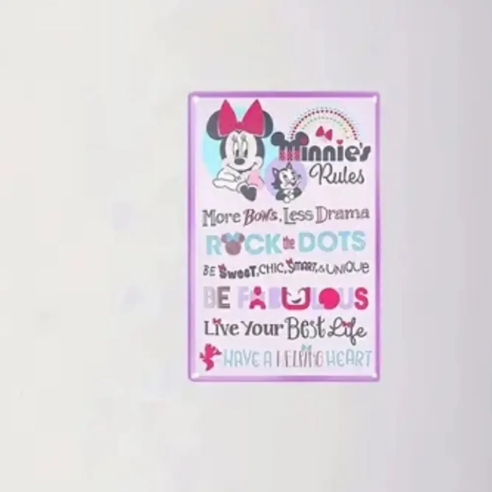 Disney  Minnie Mouse Aluminum Sign